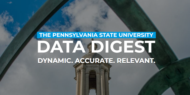 The Penn State University Data Digest.<br />
Dynamic. Accurate. Relevant.